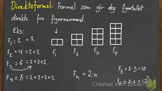 Figurtall Direkteformel og følgeformel [upl. by Graces]