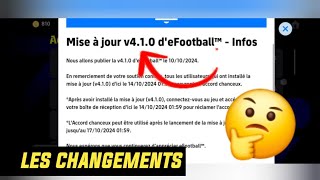 MISE À JOUR V410 LES NOUVEAUTÉS EFOOTBALL [upl. by Siramay]