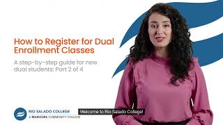 Rio Salado College Dual Enrollment Program stepbystep registration for new students part 2 of 4 [upl. by Gariepy]