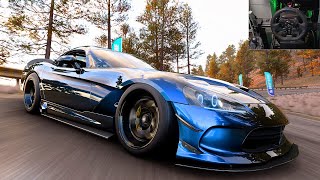 Dodge Viper SRT10  Drift  Forza Horizon 5  Logitech G923 Wheel Steering Gameplay [upl. by Mascia453]