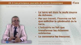 Chapitre 2 Les principaux courants de la pensée économique partie 1 [upl. by Konstanze]