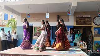 Sri Satya Sai high school Vellatur 10th class students teachers day dance performance Yenugu944 [upl. by Noirred538]