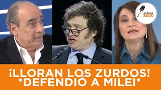 El ministro Guillermo Francos defendió a Milei y dejó llorando a Maria Pauta Santillán en LN [upl. by Eecyaj]