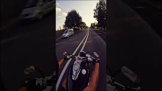 Yamaha Dragstar XVS 650  Bobber  POV RAW PURE ENGINE SOUND 4K VSTAR [upl. by Oznola]