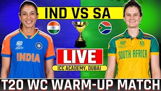 Live India Womens vs South Africa Womens Warmup Match  Today Live Cricket Match indwvssaw T20 [upl. by Naig]