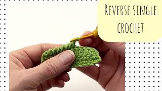 Reverse single crochet [upl. by Bael104]