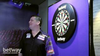 Betway Trick Shot League Ep 3 Three Dart Throw [upl. by Roley]