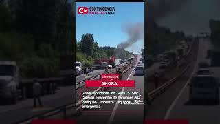 Grave accidente en la Ruta 5 Sur Altura de Pelequen [upl. by Odelet45]