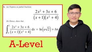 How integral question looks like on an ALevel further maths paper [upl. by Brigette]