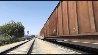 GTA 5  New train sounds [upl. by Enilra104]