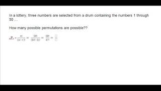 Combinations vs Permutations Comparing the number of Outcomes [upl. by Lesh]