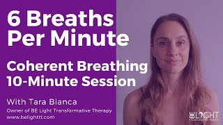 Guided Breath Session  Coherent Breathing  6 Breaths Per Minute [upl. by Aleunam418]