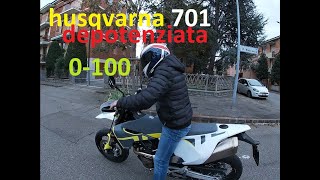 Nuova motoHusqvarna 701 depotenziata 47 cv 0100 [upl. by Eelyam]