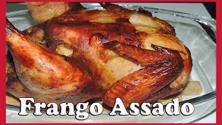 Frango Assado inteiro no forno [upl. by Bjorn856]