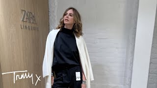 OOTD Finding New Basics In Zara  Fashion Haul  Trinny [upl. by Pfosi]