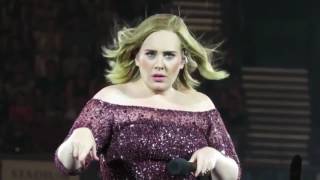 Adele live tour Australia and New Zealand funny moments [upl. by Llekcor]