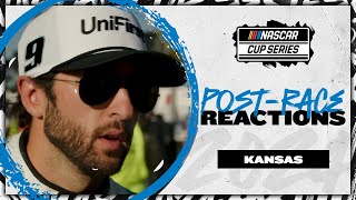 Chase Elliott talks ‘fighting back’ after engine setback at Kansas  NASCAR [upl. by Siramed]