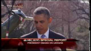 NBC News Special Report  President Obama Remarks on Ukraine 3202014 [upl. by Andres100]