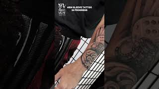 Arm tattoo sleeve in progress [upl. by Zilada]