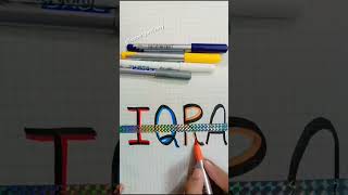 Cute name ideas for school project and journals❤ comment your nameart viralvideo easydrawing [upl. by Torr961]