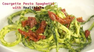 Courgette Pesto Spaghetti Recipe [upl. by Nivlem309]