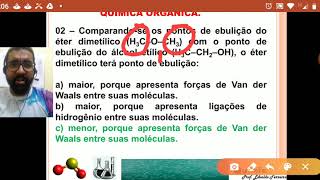 Resolução de exercícios  propriedades físicas dos compostos oxigenados parte 1 [upl. by Iblehs]