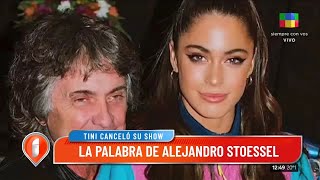 TINI SUSPENDIÓ SU SHOW  La palabra de Alejandro Stoessel quotHay una animosidad contra ellaquot [upl. by Alliuqat]