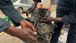 ZD30 Nissan Patrol Y61 Engine Overhaul Assembly and First Start [upl. by Madelin]