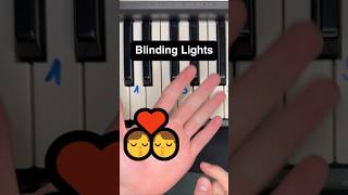 Blinding Lights  The Weekend  Tutorial Part 14 piano klavier pianotutorial [upl. by Enneire285]