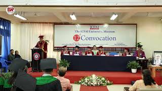 CMs Speech ICFAI University Mizoram 12th Convocation Nov 6 2024 [upl. by Atsed]