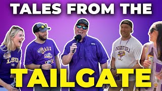 International Fans Experience LSU Tailgate Magic [upl. by Anelhtac]