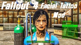 HeadCanon Tattoos Mod  Fallout 4 [upl. by Acinot]