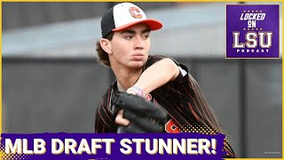 MLB Draft STUNNER No 1 Pitcher To Play for LSU Tigers  SEC Football Media Days Preview [upl. by Kamilah]