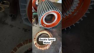 Part2 double speed motor paper insulation and varnish winding electical motor repair viral [upl. by Hafirahs]