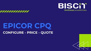 Transform Your Sales Process with Epicor CPQ  BISCIT [upl. by Yrellih]