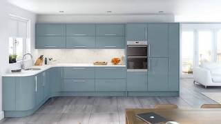 Chalk Paint Kitchen Cabinets Duck Egg Colors [upl. by Gonagle]