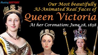 Young Queen Victoria AI Recreated Real Faces at Her Coronation [upl. by Shelley]