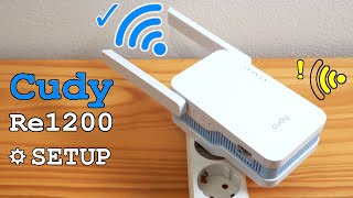 Cudy RE1200 WiFi extender dual band • Unboxing installation configuration and test [upl. by Assetnoc]