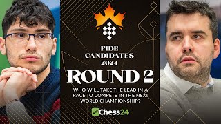 FIDE Candidates 2024 Rd 2  Will Hikaru Fabiano Pragg amp Co Break The Deadlock amp Score Wins [upl. by Cavit782]