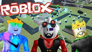 ОТРЯД ДРУЗЕЙ СДЕРЖИВАЕТ ОРДУ ЗОМБИ  Roblox [upl. by Nosnirb]