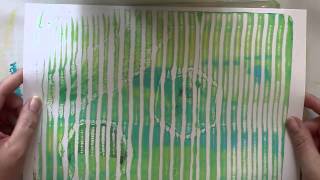 Gelli Printing Basics [upl. by Razaile]