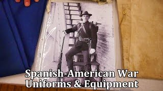 SpanishAmerican War Uniforms and Equipment of the US Army [upl. by Naginarb]