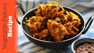 Vegetable Pakora Recipe [upl. by Anahsohs306]