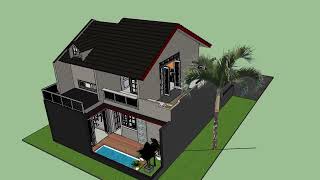 desain rumah minimali [upl. by Einalam]