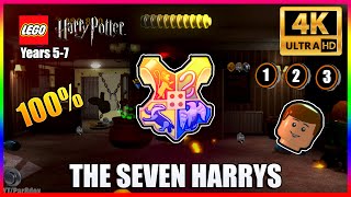 The Seven Harrys  Lego Harry Potter  ALL Collectables Walkthrough [upl. by Tess]