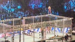 Charlotte Flair MOONSAULTS off of the WWE War Games Cage [upl. by Godden850]