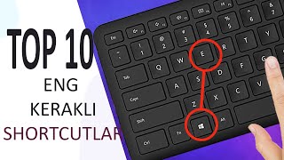 Eng kerakli 10 ta siz bilmagan shortcutlar 10 amazing shortcuts 10 лучшие горячие клавиши [upl. by Goodson201]