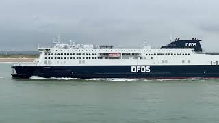 MV Côte dOpale in Calais Roads 2724 [upl. by Adlitam]