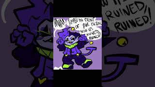 Spamton taking on Arts with Jevil  Spamton and Jevil Comic Dub [upl. by Margarette]