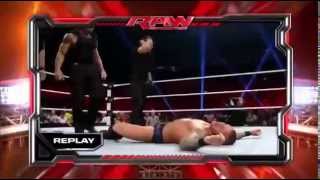 The Shield Destroys Randy Orton Raw Dec 3 2012 [upl. by Aihsatsan]